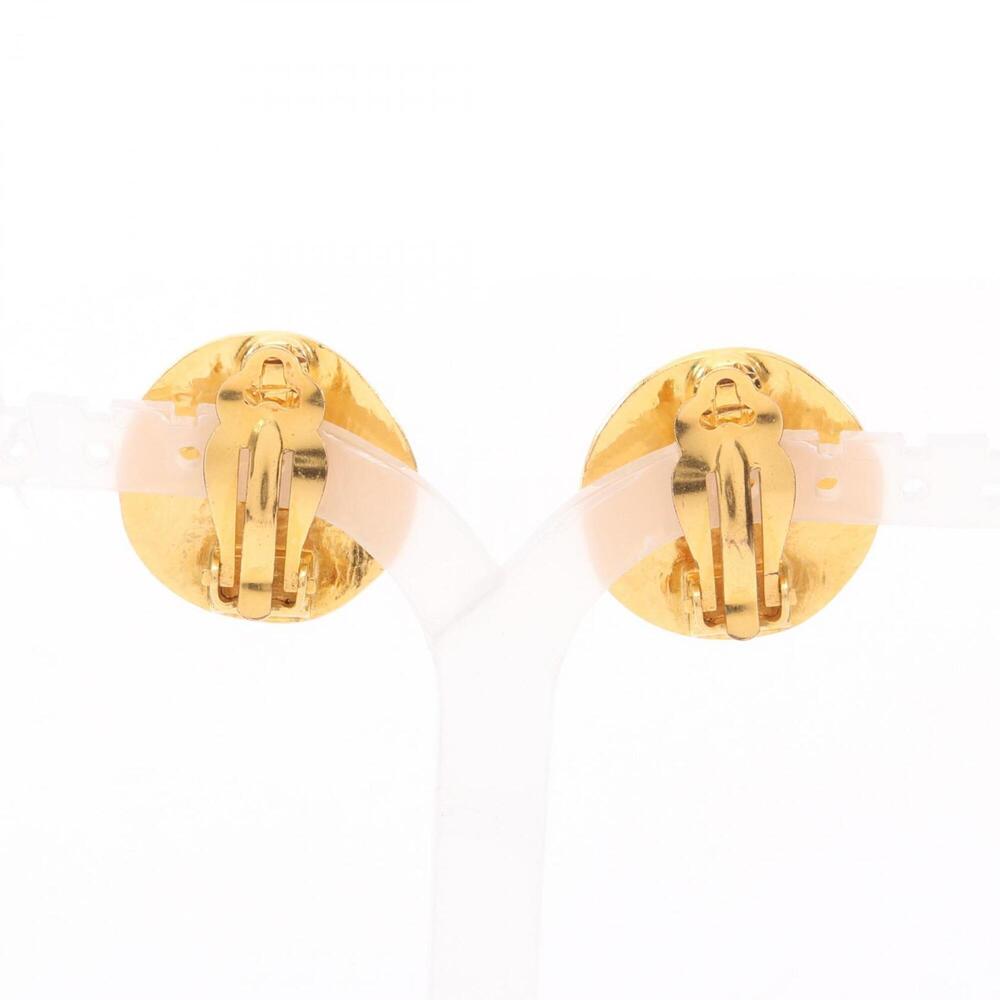 CHANEL Gold Logo Earrings - Picture 2 of 5